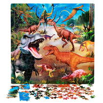  Large 300 pieces 500 solid wooden childrens puzzle board adult cartoon puzzle building blocks made of boys and girls decompression toys