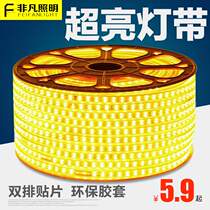 led light strip 5050 bright soft light bar 2835 super bright patch Line light living room ceiling waterproof colorful led light Belt