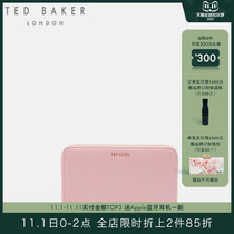 TED BAKER ladies simple fashion cowhide long wallet