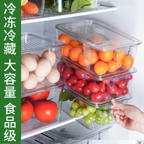 Kitchen refrigerator storage box vegetable food preservation box artifact large capacity frozen dumpling special egg finishing box