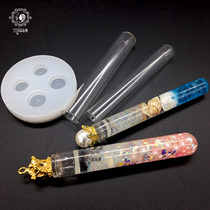 miss Chen diy crystal gel drops uv resin glue glass test tube mini test tube with plug mold