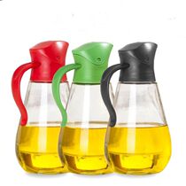 Oil pot Korean glass oil pot Large automatic opening family oil pot Kitchen supplies Oil pot Glass seasoning pot