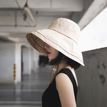 Japanese net red big eaves cover face fisherman hat female summer new Korean version all-match sunshade fashion sunscreen hat female