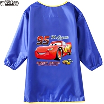Childrens art paintings with paintings calligraphy middle and big childrens aprons waterproof and breathable clothes childrens painting