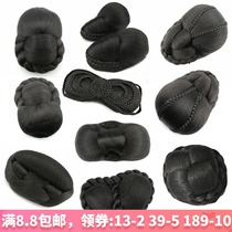 Special ancient costume Hanfu Back hair bag Performance modeling hair bag Xiuhe Bridal plate hair studio pad hair wig bag