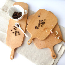 Unpainted anti-mold plate solid wood cutting board kitchen cutting board sticky board Roll panel household cutting board knife board