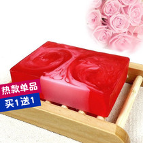 Rose essential oil handmade soap to blackhead moisturizing and hydrating to Brighten Complexion