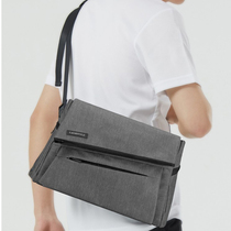 Mibe man original postman bag mens casual cross-body bag shoulder bag mens bag multifunctional mens bag cross-body bag