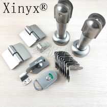 Public interval hardware accessories Degao complete set with handle lock hinge support foot