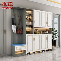 Modern light luxury Hall Cabinet shoe cabinet Nordic simple large-capacity partition cabinet porch cabinet home door locker