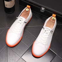 Tide card Little white shoes Mens Korean version trendy sports casual shoes Summer breathable 100 hitch mens thick bottom inner heightening plate shoes