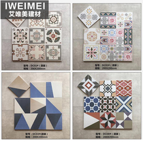 Nordic pastoral small fresh vintage tiles 200x200 living room wall tiles Kitchen bathroom tiles Floor tiles 1
