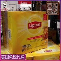 American Straight Mail Lipton Flyover Black Tea Tea Bag Days * Natural Black Tea Ultra Worth 312 bags 705g