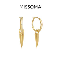 Missoma Mini Claw Pendant Earrings Exquisite Simple Plated 18K Gold Personality Fashion Earrings Earrings Women