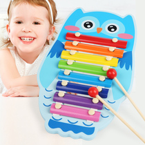 Children's baby piano bass knocking on the musical instrument music toy baby early teaching puzzle 1 boys and girls 3 years old