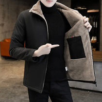 Winter cotton clothes men down cotton clothes casual plus velvet thick warm cotton padded jacket Winter Men middle-aged and elderly dad clothes