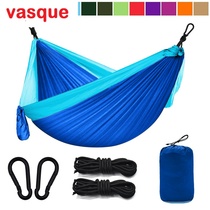 Field lightweight anti-mosquito bite outdoor hammock outdoor camping hammock parachute cloth 260*140 single camping
