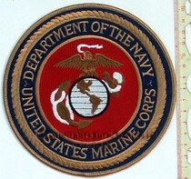 United States Marine Corps armband velcro badge Badge Military fan badge Velcro diameter 15 cm