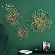 Nordic light luxury wall decoration personality metal porch Wall pendant living room room background wall decorations