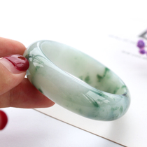Xiaoliang Zi hot-selling natural Myanmar A-goods ice waxy floating flower Emerald princess bracelet recommended ladies