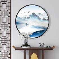 5d Diamond painting full of diamond embroidery ink landscape round porch stick cross stitch 2019 new living room landscape painting