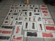 Dragon Gate stone grottoes built like inscriptions 48 pints of high-definition scanning original large primary colors used European imported paper