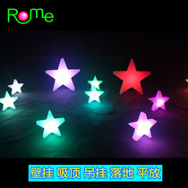  New product LED luminous star string lights starry Christmas stage decoration light string small color lights Net red star empty lamps