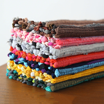 Hand Woven Ground Mat Living Room Bedroom Carpet Entrance Door Foot Mat Tea Mat Water Absorbent Anti Slip Home Bedside Streaming Sublanket