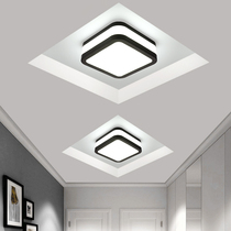 Corridor lights aisle lights modern and simple creative rectangular shapes double-headed radar sensor entrance door lights