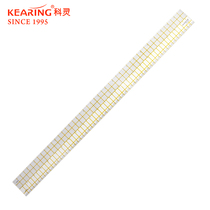 Kearing Coring KPR2402 patchwork 24*2 inch yellow scale multifunctional acrylic seam ruler