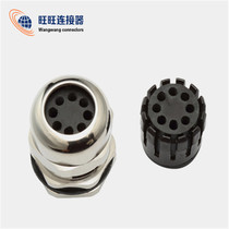 High quality 304 stainless steel porous cable waterproof joint 8 hole cable joint