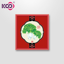 KS Cross Stitch Special Sale New Printed Cabbage Series Living Room Dining Room Restaurant Simple Fruit Vegetables 100 Caifu Nafu