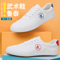 Lutai martial arts shoes summer mens and womens special canvas shoes beef tendon bottom martial arts training performance sports Tai Chi shoes