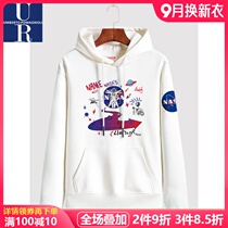 Flagship store official website Women loose cotton Spring and Autumn New hooded clothes couple NASA2021