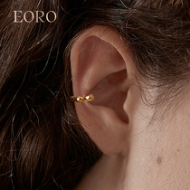 EORO sterling silver high-grade sense ear clip earrings femininity 2021 summer new trend earrings retro simple and wild
