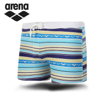 Arena Arena swimming trunks mens boxer comfortable striped fashion swimming trunks high elastic boxer casual swimming trunks 5331