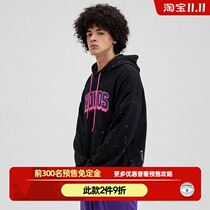 ZONEiD spring and autumn gradient hooded pullover sports sweater men warm basketball casual fashion shirt