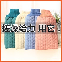 Rubbing towel strong decontamination artifact male bathing towel female bathing towel rubbing ash to remove dead skin Korean household muddy gloves