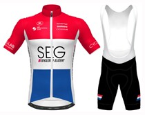 2022 Summer Cycling SEG Dutch bike short sleeve coat strap shorts sports outdoor men and women models