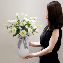 Bellflower simulation floral European living room dining table Bonsai fake flower suit Home decoration dry silk bouquet ornaments