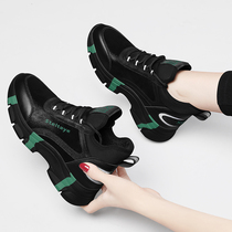  Daddy womens shoes 2021 new autumn warm cotton shoes plus velvet wild ins tide autumn and winter net red sports shoes