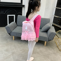 Dance bag New childrens dance backpack shoulder dance backpack gauze skirt dance bag shoulder dance bag can be printed