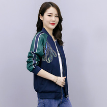 Spring Autumn Jacket Woman Short 2022 Spring new Korean version Loose Jacket Casual 100 Ride Baseball Uniform Lady Tide