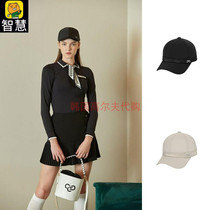 South Korean MCKAYSON Golf Hat Woman 21 Autumn Pure Color Golf Duck Tongue Cap