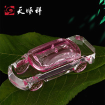 Crystal car burial goods Cemetery burial burial k9 crystal boutique car white funeral supplies