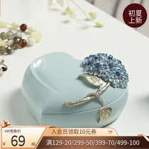 Eurostyle Delicacy Jewelry Containing Box Handmade Necklace Bracelet Ear Nail Ring INS Wind Wedding Gift Earwear Gift Box