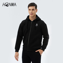 HONMA new golf mens jacket sports hooded windproof LOGO map young comfortable Joker coat