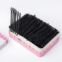 Korean version of Black hairclip hairpin bangs side clip plate hair accessories top clip steel U-shaped small clip headgear