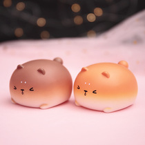 Cute dog food bag BB barking will be called small ornaments Childrens room desktop home decorations Cartoon decorations Girl heart