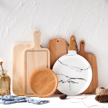 Japanese food photo props Photography small ornaments Shaking sound net red shooting Baking pastry bread small cutting board Beech